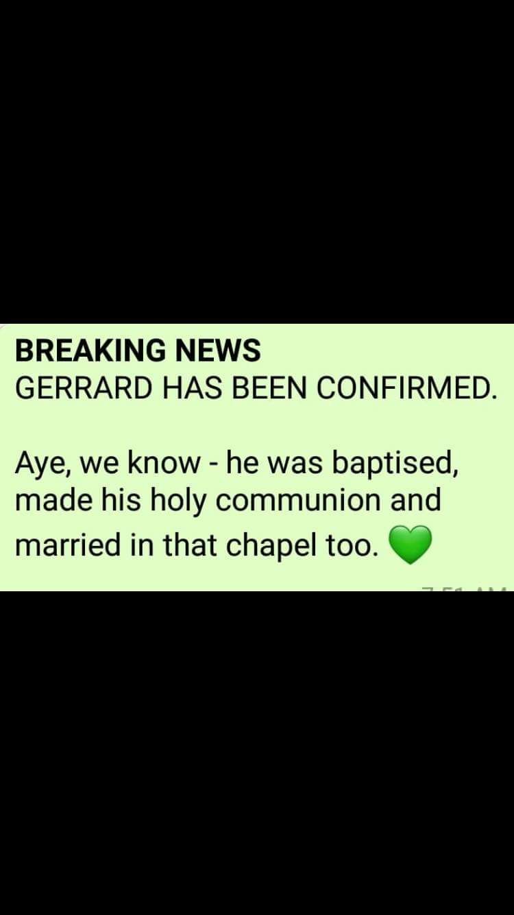 Gerard Confirmed