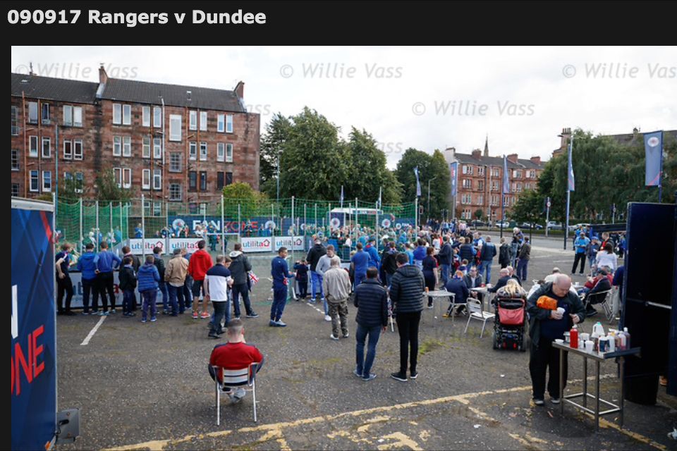 Rangers lead the way with luxury Fanzone