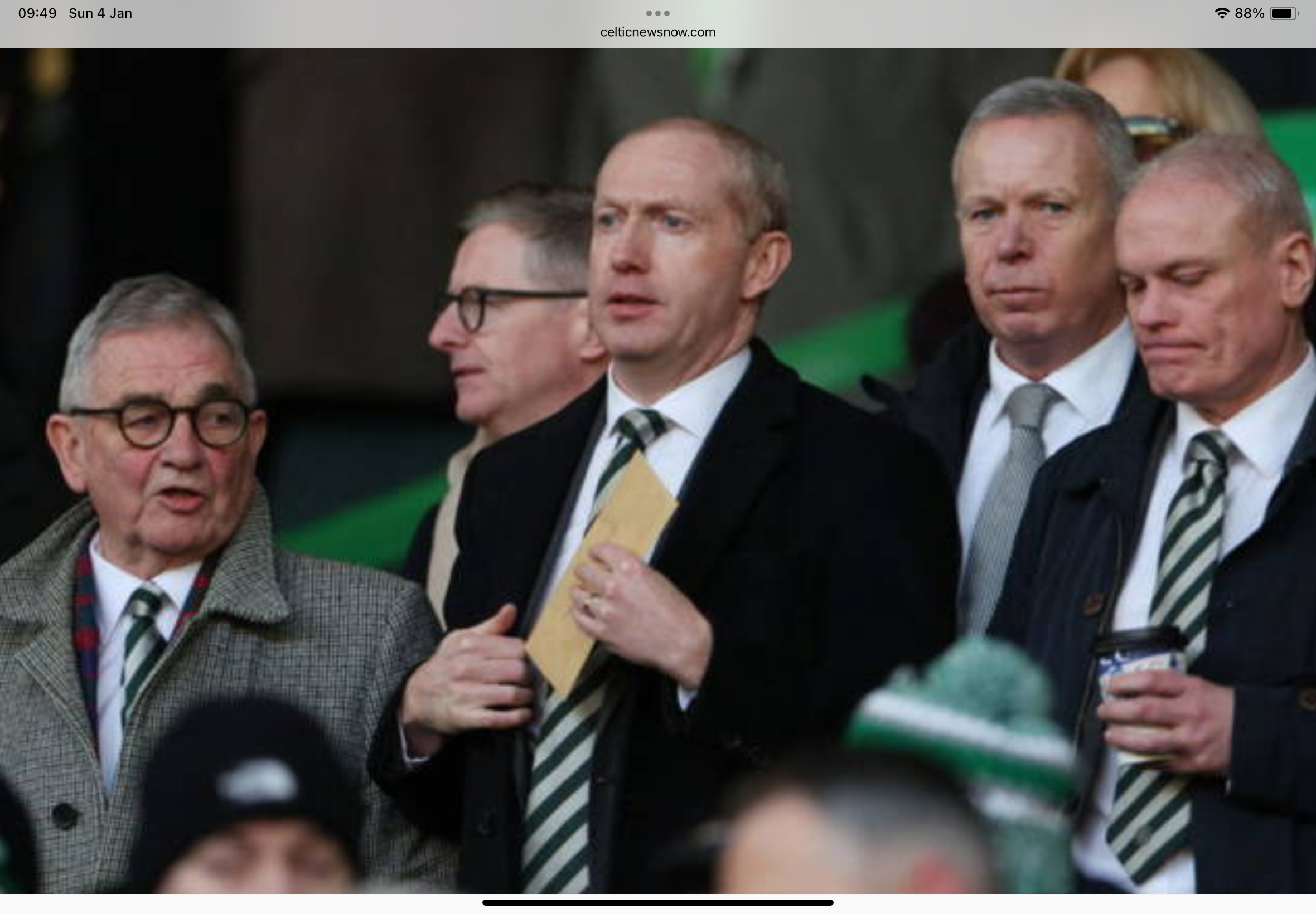 Let’s hope that’s his resignation